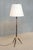 Danish Modern Sculptural Tripod Floor Lamp in Beech, Brass and Linen from Fog & Mørup, 1960s For Sale - Image 10 of 12