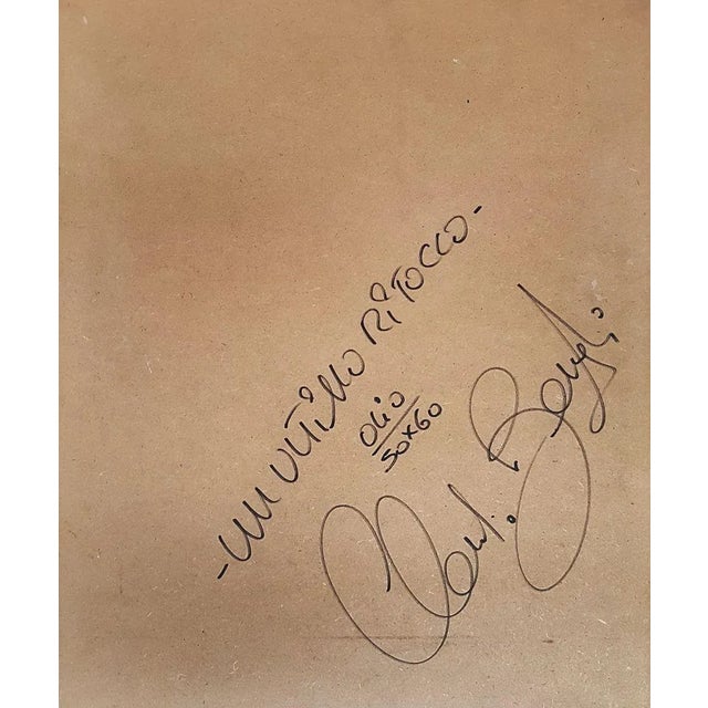 Un ultimo ritocco is a wonderful original oil painting on wooden panel, realized by the contemporary Italian artist...