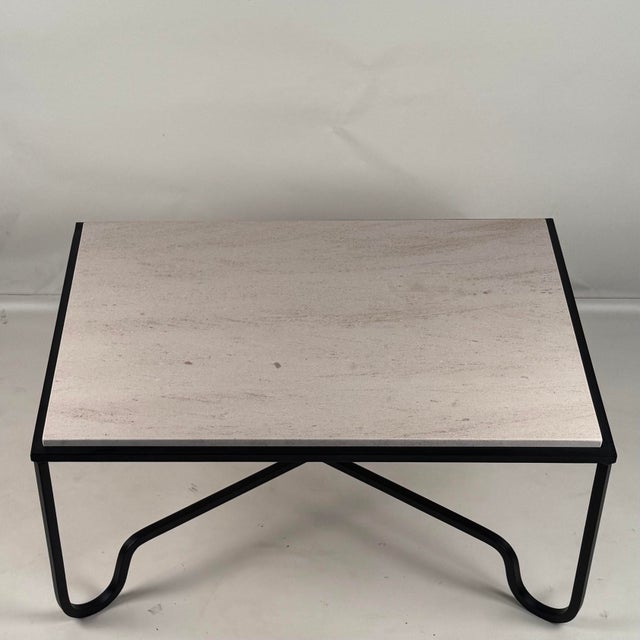 Not Yet Made - Made To Order Cream Limestone 'Entretoise' Coffee Table by Design Frères For Sale - Image 5 of 8
