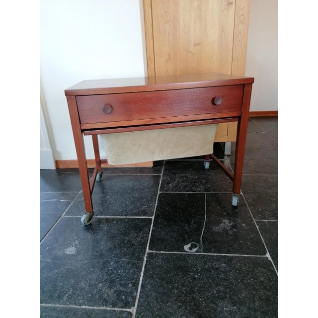 Danish Sewing Table, 1950s For Sale - Image 12 of 12