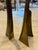 Metal Pair of Solid Bronze Vintage Candlesticks For Sale - Image 7 of 12