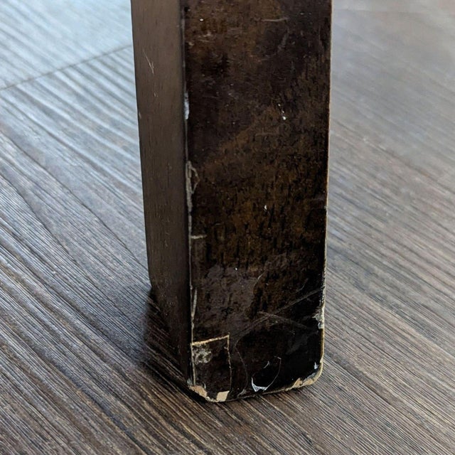 Brown West Elm Tripod Dining Table in Walnut For Sale - Image 8 of 8