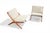 DUX Mid 20th Century Pair of Folke Ohlsson Scissor Chairs in Teak for Dux For Sale - Image 4 of 12