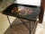 Early 20th Century Antique English Hand Painted Tole Tray Top Coffee Table For Sale - Image 4 of 7
