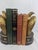 Vintage European Decorative Library Books in Green, Black, Burgundy & Tan, Set of 4 For Sale - Image 14 of 14