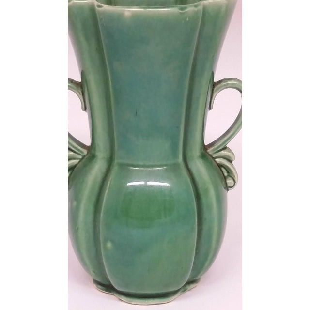 RB USA Rare MidCentury TwoHandled Green Vase Chairish