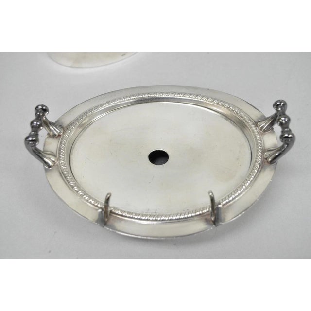 Antique Victorian Middletown Plate Co Silver Plated Fancy Covered Butter Dish For Sale - Image 11 of 14