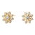 Syna Yellow Gold and Diamond Earrings, a Pair For Sale