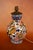 Ceramic Polychrome Earthenware Lamp Base with Peony Decoration from Gien, France, 1971-1984 For Sale - Image 7 of 11