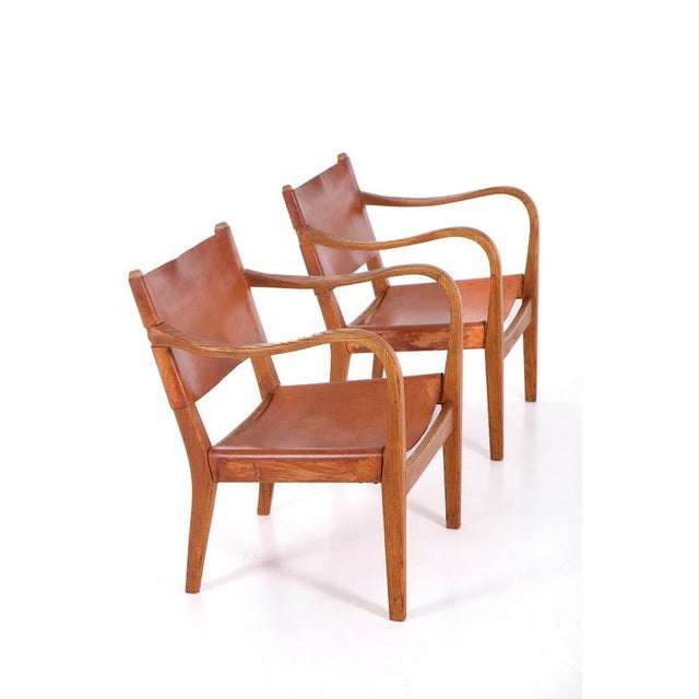 Set of Swedish Modern Armchairs from Bodafors, 1940s For Sale - Image 9 of 11