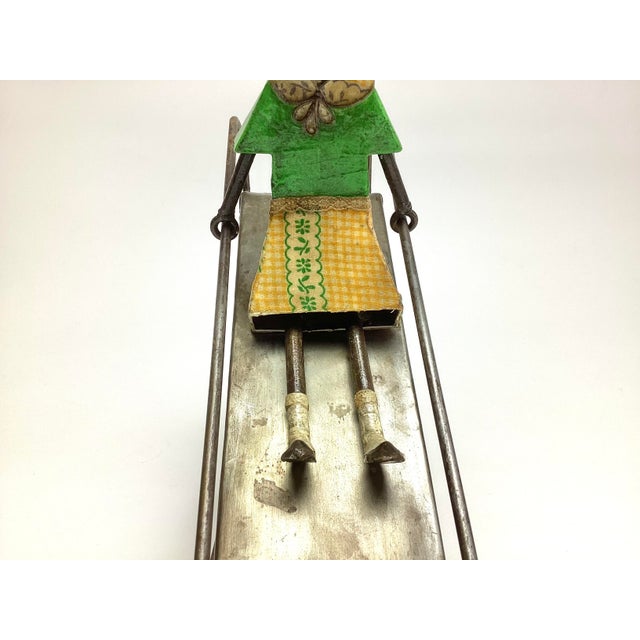 Vintage Folk Art Sculpture by Manuel Felguerez of Girl on Slide For Sale In New York - Image 6 of 8