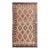 Vintage Oversized Terracotta Geometric Wool Kilim Rug For Sale