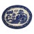 Antique, English, Blue Willow Pattern, Platter Late 1800s For Sale