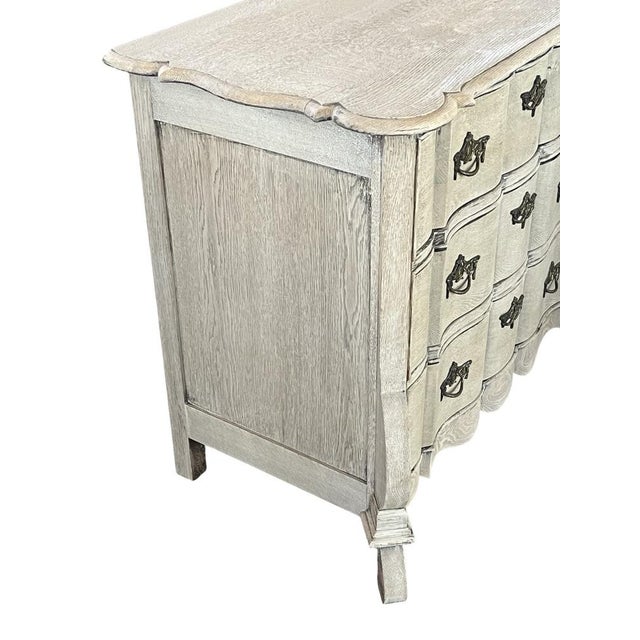 Dutch Bleached Oak Chest of Drawers, 20th Century For Sale - Image 10 of 13