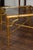 Pair of French Midcentury Gilt Faux Bamboo Drinks Tables with Glass Tops For Sale - Image 9 of 12