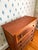 Wood Antique Early 1800s New England Neoclassical Cherry and Mahogany Chest of Drawers For Sale - Image 7 of 15
