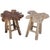Rustic Live Edge Stools - A Pair For Sale In Houston - Image 6 of 6