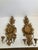 Italian Baroque Carved Gilt Wood Wall Sconces - A Pair For Sale - Image 10 of 11