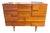 Modern Italian Gio Ponti Manner Walnut Chest For Sale