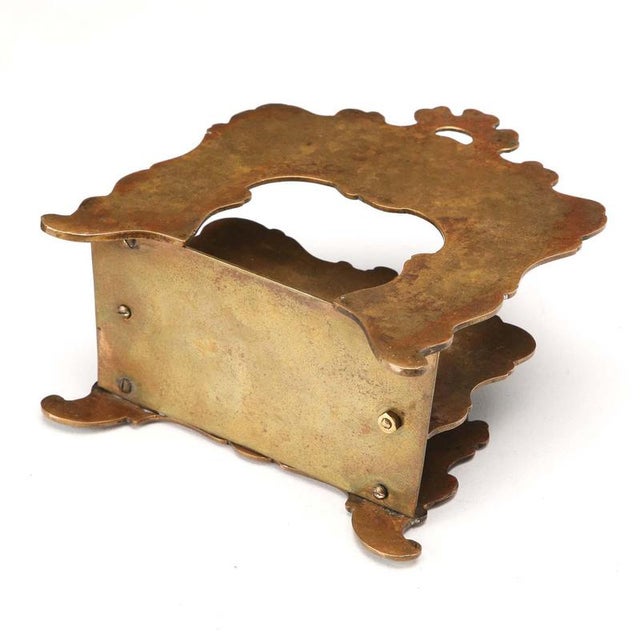 Letter Holder in Bronze with Cloisonné Enamels For Sale - Image 6 of 9