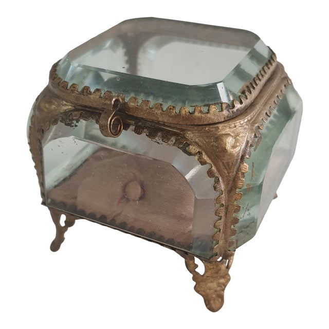 Antique French Trinket Box/Ormolu For Sale