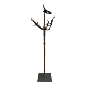 Early 20th Century Wrought Iron Yoruba Ọ̀sanyìn Staff