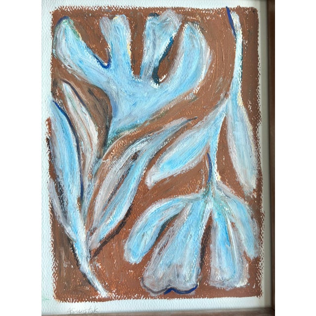 2026 Alexandra Swistak Pastel Botanical in Custom Italian Frame For Sale In Houston - Image 6 of 10