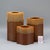 Brown Studio Line Pillowcase Vase Trio by Karl & Ursula Scheid for Rosenthal, Germany, 1980s, Set of 3 For Sale - Image 8 of 11