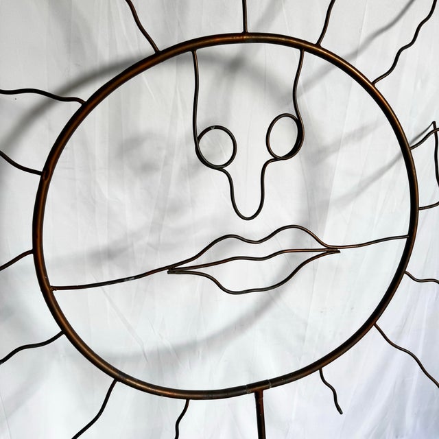 Late 20th Century Vintage Hand Made Copper Pipe Sprinkler Sculpture Garden Ornament For Sale - Image 5 of 8