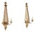 Italian Louis XVI Style Wall Lamps, 1950, Set of 2 For Sale