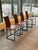 Vintage Cantilever Dining Chairs in Saddle Leather by Thema, Italy, 1970s, Set of 4 For Sale - Image 13 of 13