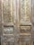 Wood Antique Floral Carved Pantry Doors | Rustic Farmhouse Double Doors | Hand-Carved Wood Hinged or Sliding Entry For Sale - Image 7 of 7