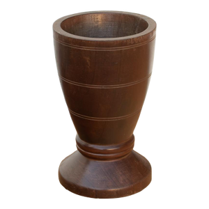 Early 20th Century Ceylon Turned Wood Goblet