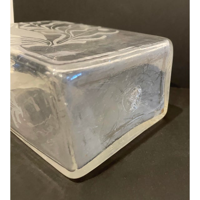 Glass 1860s Charles XV Swedish Decanter For Sale - Image 7 of 8