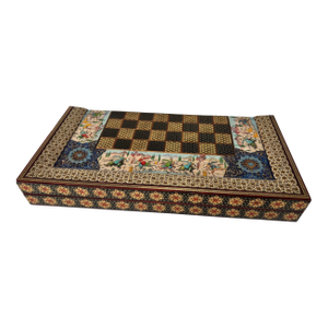Persian Khatamkari Backgammon and Chess Box
