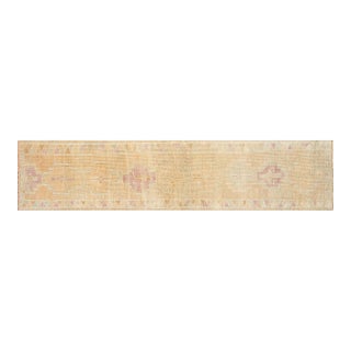 1960s Turkish Oushak Runner For Sale