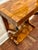 Antique Biedermeier Burl Walnut Console Table With Drawer, Early 19th Century For Sale - Image 10 of 12