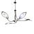 Ori Goldberg for Hubbardton Forge Aerial Multi-Light Pendant For Sale