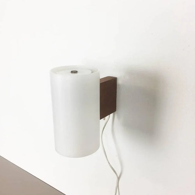 Wood Wall Light by Uno & Östen Kristiansson for Luxus Vittsjö Sweden, 1960s For Sale - Image 7 of 9