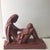 Ceramic 1980s Haeger Mauve Mother and Child Sculpture For Sale - Image 7 of 7