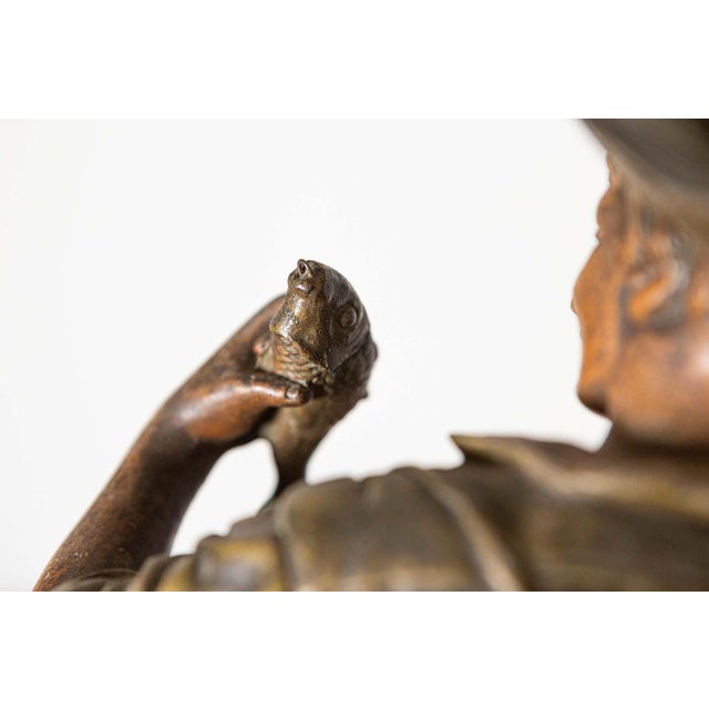 Bronze 19th Century French Bronze Sculpture For Sale - Image 8 of 9