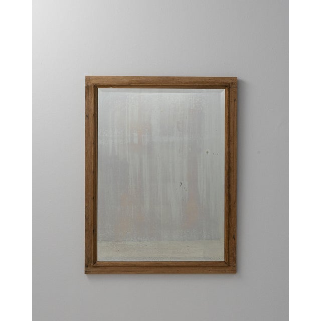 19th Century France Amber Wood Mirror For Sale - Image 4 of 9