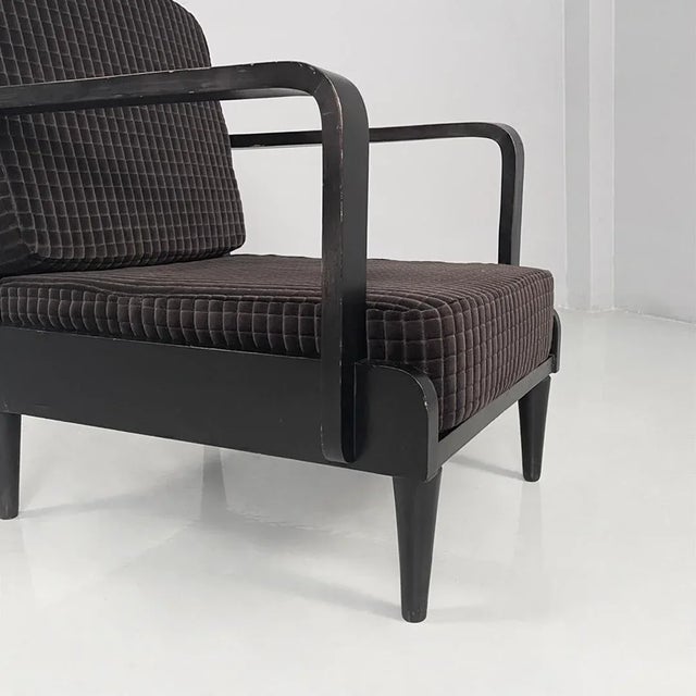 Mid-Century Modern Italian Chairs in Velvet, 1940s, Set of 2 For Sale - Image 13 of 18