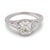 Art Deco 1930s Art Deco Gia 1.53 Carat Old Mine Cut Diamond Platinum Engagement Ring, Size 6.25 For Sale - Image 3 of 6