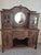 Victorian Late 19th-Century Victorian Hand-Carved Oak Buffet With a Beveled Mirror For Sale - Image 3 of 15