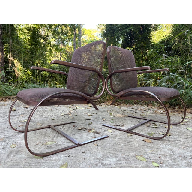 Mid Century Cantilever Rockers, a Pair- Restored For Sale In Atlanta - Image 6 of 9