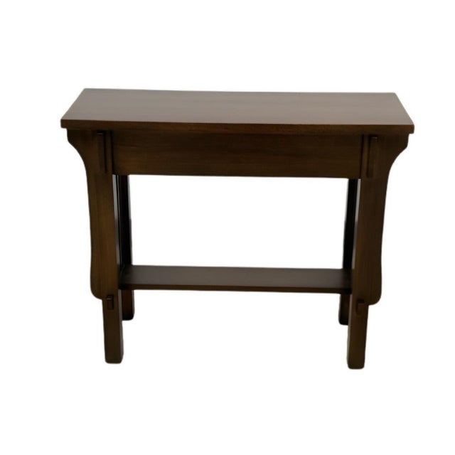 Brown Arts & Crafts Crofter Console Table - Micheal Cherry For Sale - Image 8 of 12
