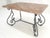 Heavy Wrought Iron Base 46x30" Thick Granite Top Outdoor Dining Table MINT For Sale - Image 12 of 12