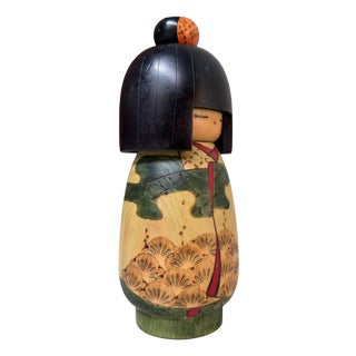 Vintage Sōsaku Kokeshi Seiya by Kazuo Takamizawa, 1990s For Sale