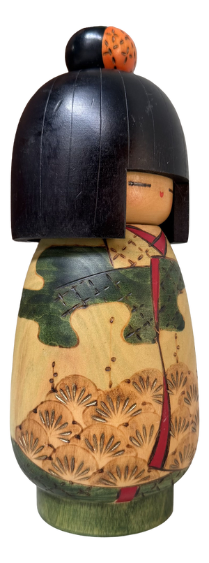 Vintage Sōsaku Kokeshi Seiya by Kazuo Takamizawa, 1990s